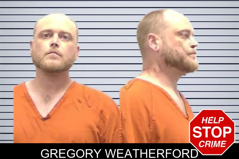 Gregory Weatherford mugshot