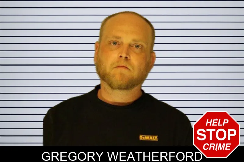Gregory Weatherford mugshot