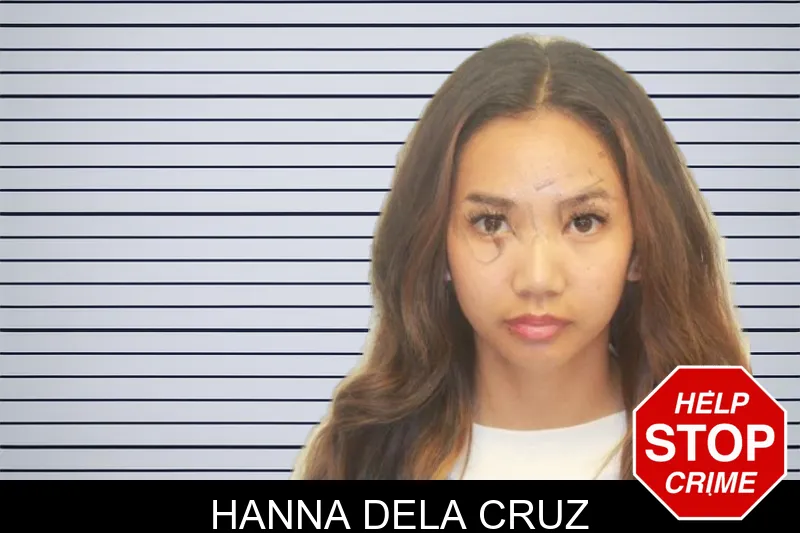 Hanna Dela Cruz mugshot