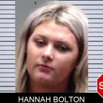 Hannah Bolton mugshot