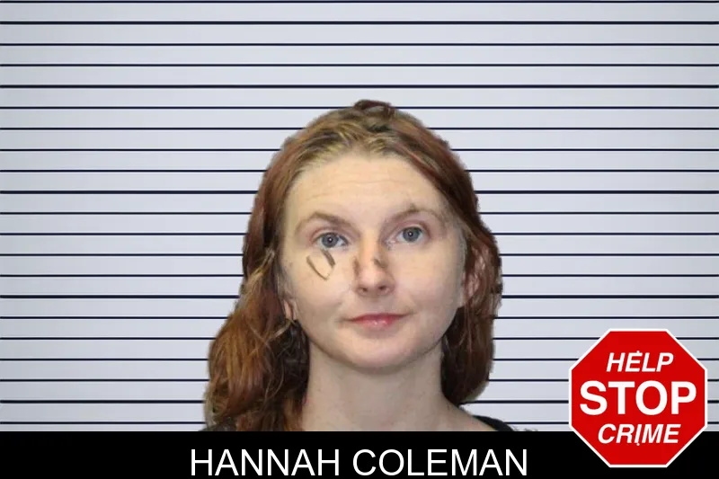 Hannah Coleman mugshot