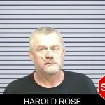 Harold Rose mugshot