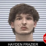 Hayden Frazier mugshot