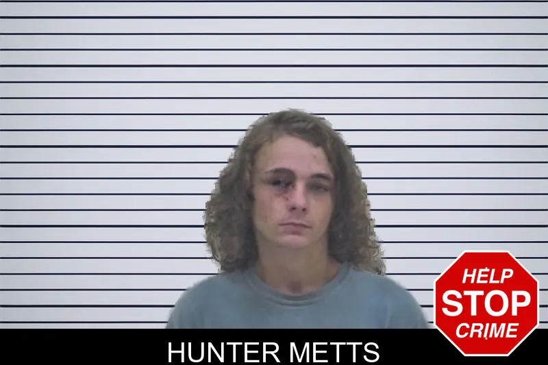Hunter Metts mugshot