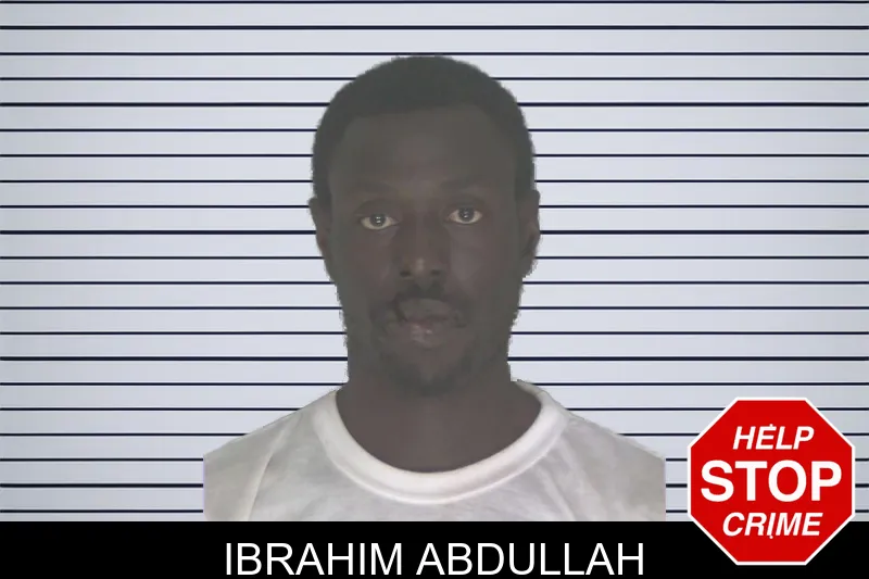 Ibrahim Abdullah mugshot