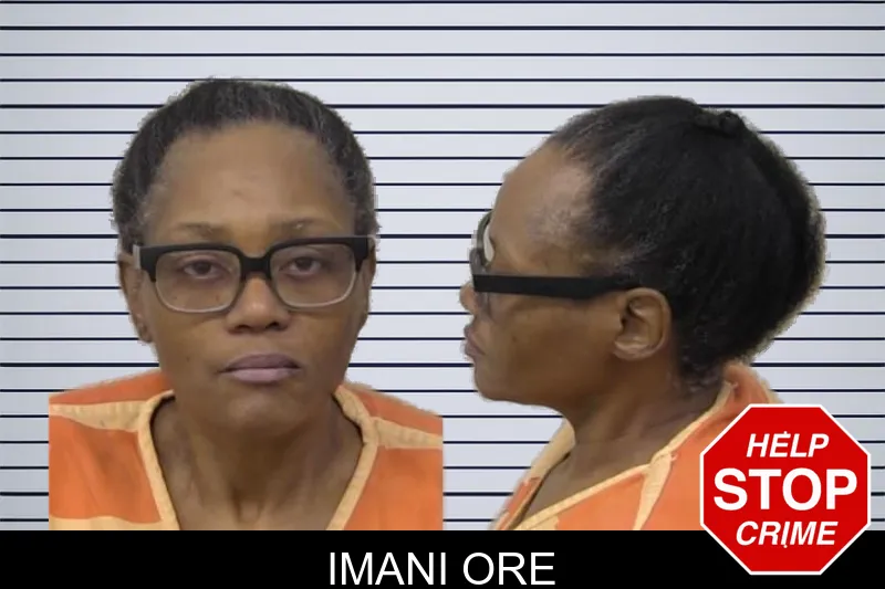 Imani Ore mugshot