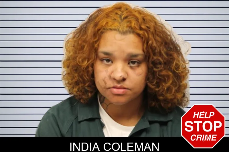 India Coleman mugshot – Chatham County , Georgia India Coleman mugshot