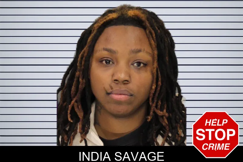 India Savage mugshot