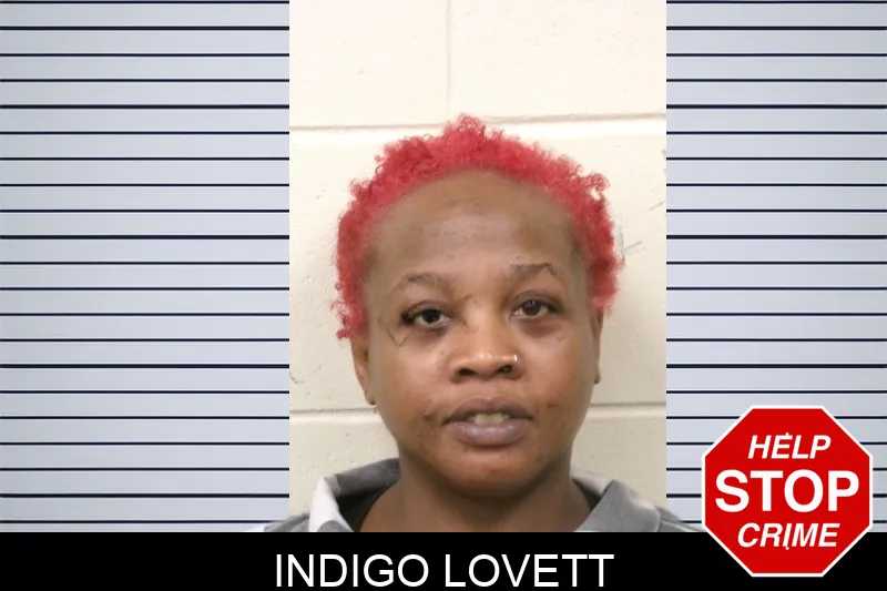 Indigo Lovett mugshot