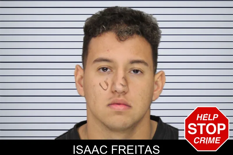 Isaac Freitas mugshot