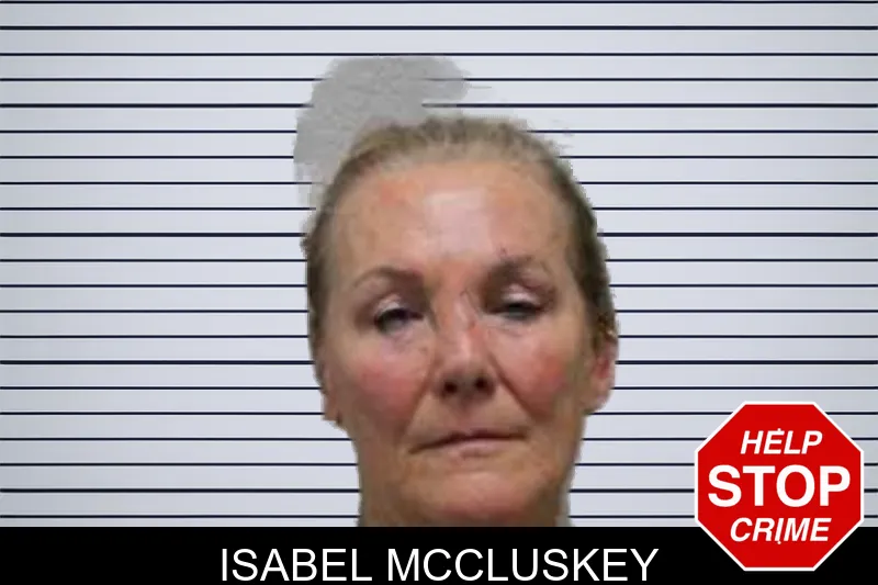 Isabel McCluskey mugshot