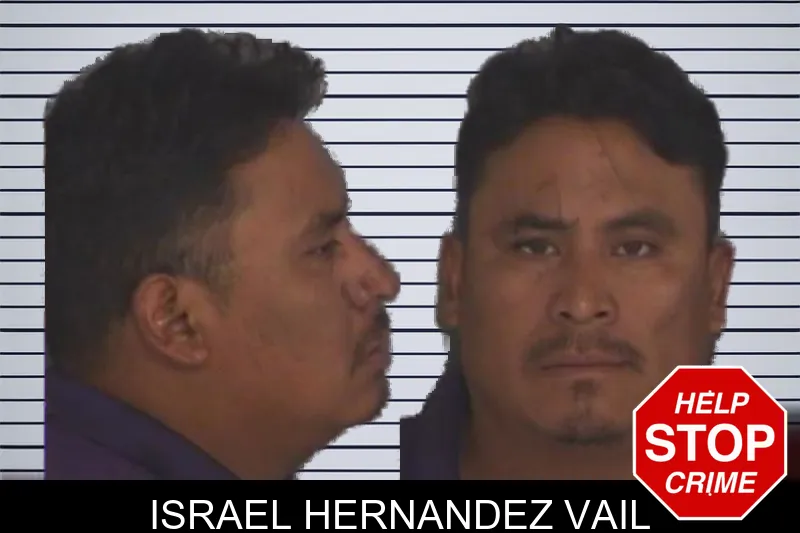 Israel Hernandez Vail mugshot