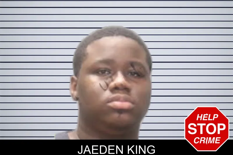 Jaeden King mugshot