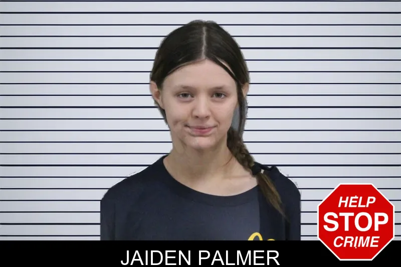 Jaiden Palmer mugshot