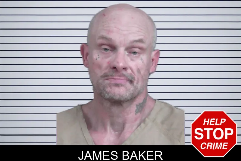James Baker mugshot
