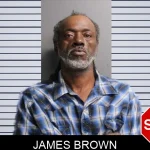 James Brown mugshot