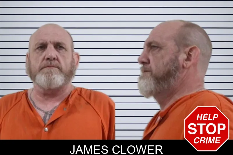 James Clower mugshot