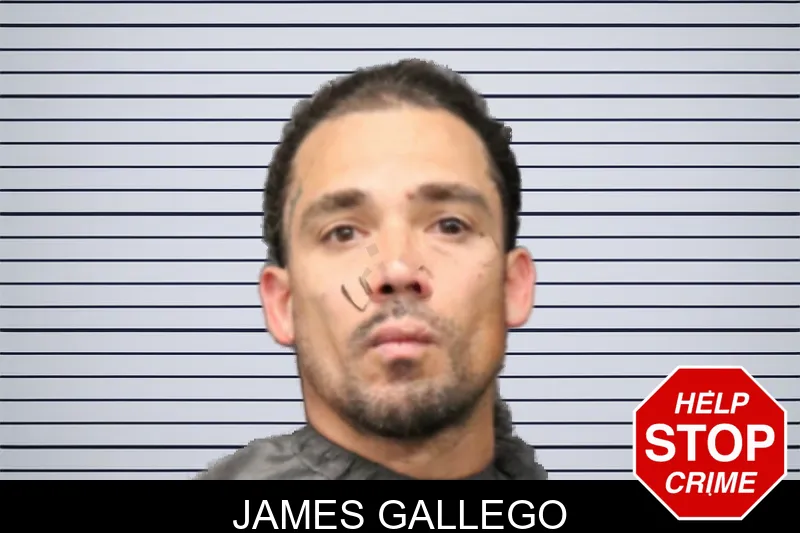 James Gallego mugshot