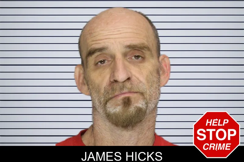 James Hicks mugshot