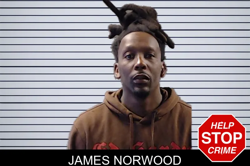 James Norwood mugshot