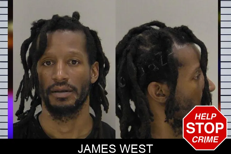 James West mugshot