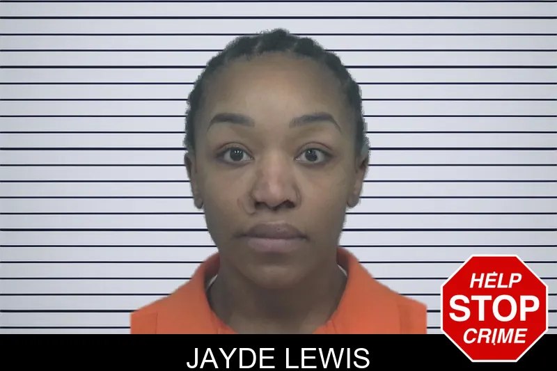 Jayde Lewis mugshot