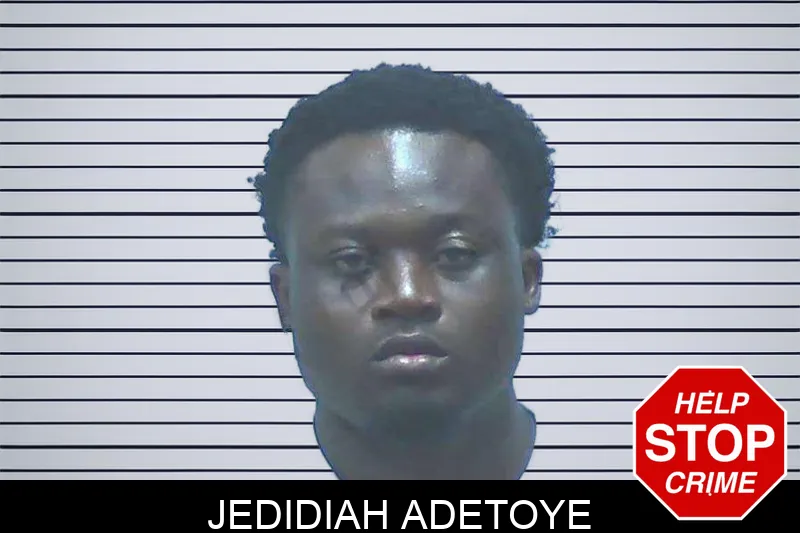 Jedidiah Adetoye mugshot