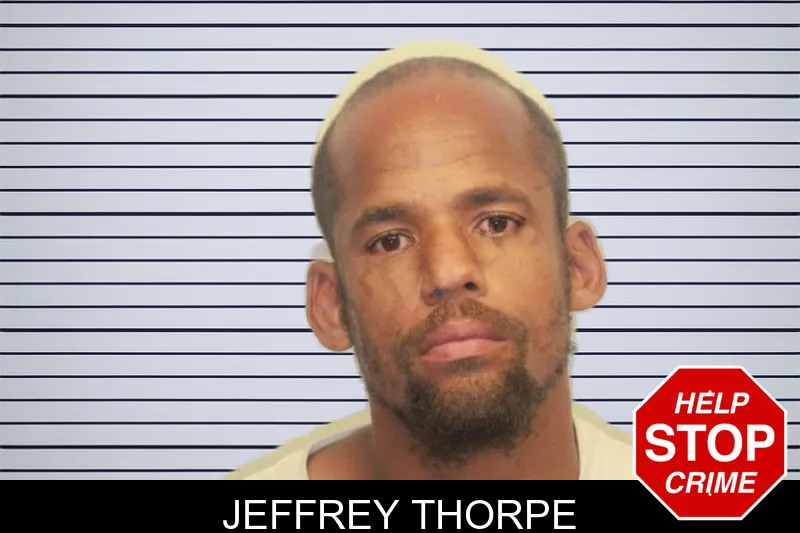 Jeffrey Thorpe mugshot – Chatham County , Georgia Jeffrey Thorpe mugshot