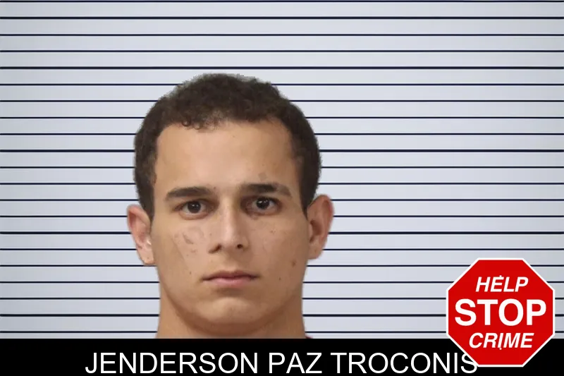 Jenderson Paz Troconis mugshot