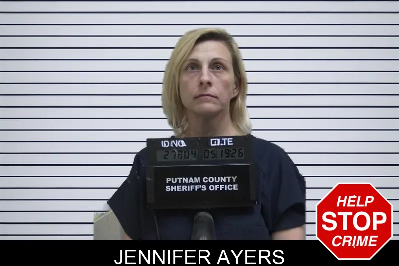 Jennifer Ayers mugshot – Putnam County , Georgia Jennifer Ayers mugshot