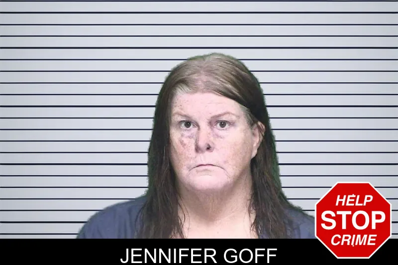 Jennifer Goff mugshot – Appling County , Georgia Jennifer Goff mugshot
