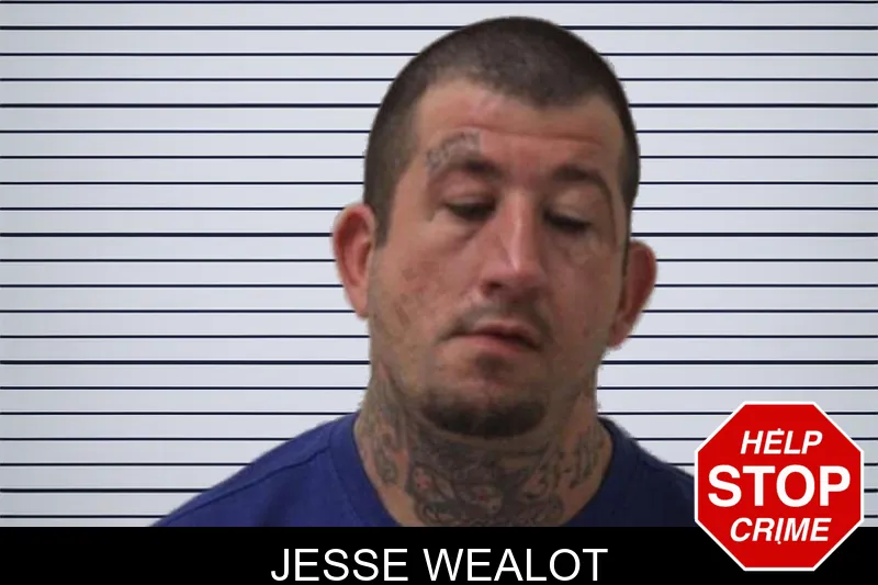 Jesse Wealot mugshot