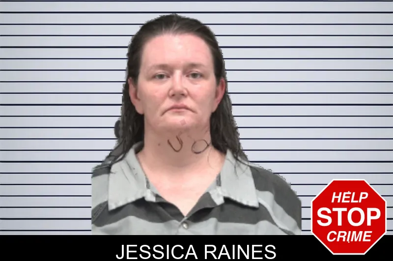 Jessica Raines mugshot