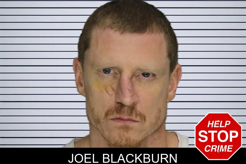 Joel Blackburn mugshot