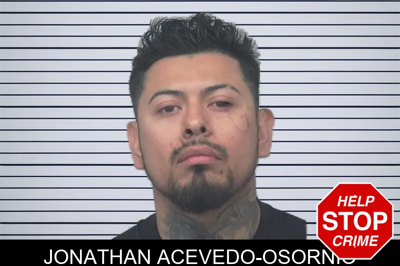 Jonathan Acevedo-Osornio mugshot
