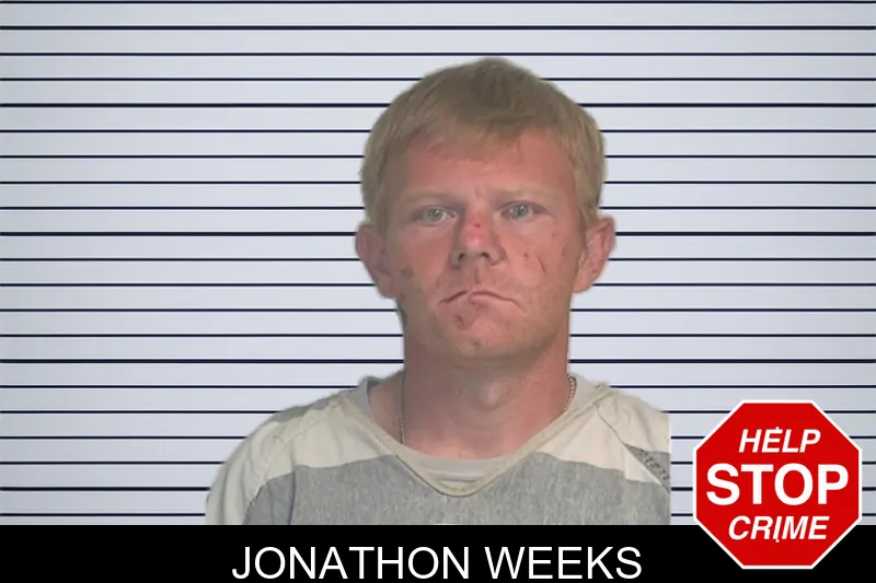 Jonathon Weeks mugshot