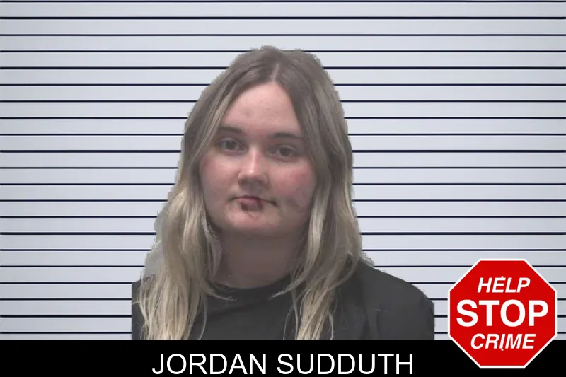 Jordan Sudduth mugshot