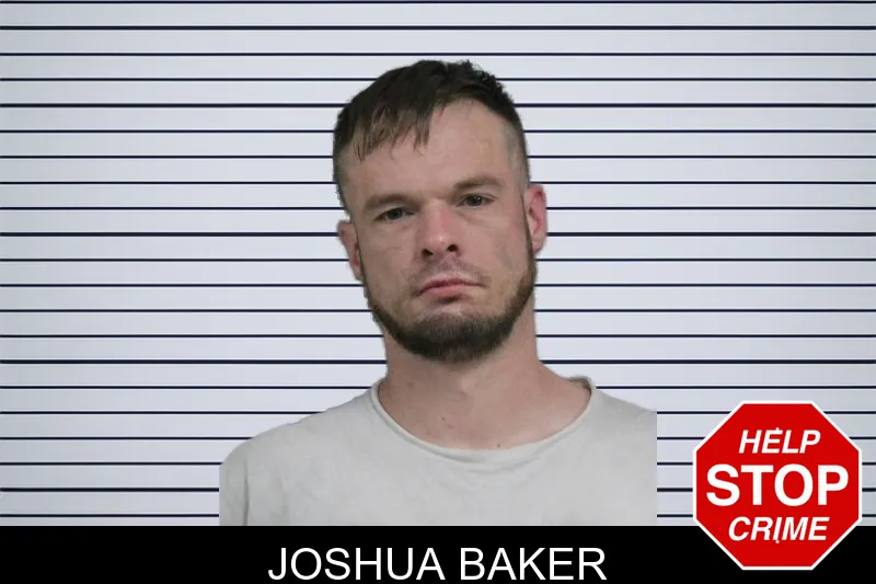 Joshua Baker mugshot