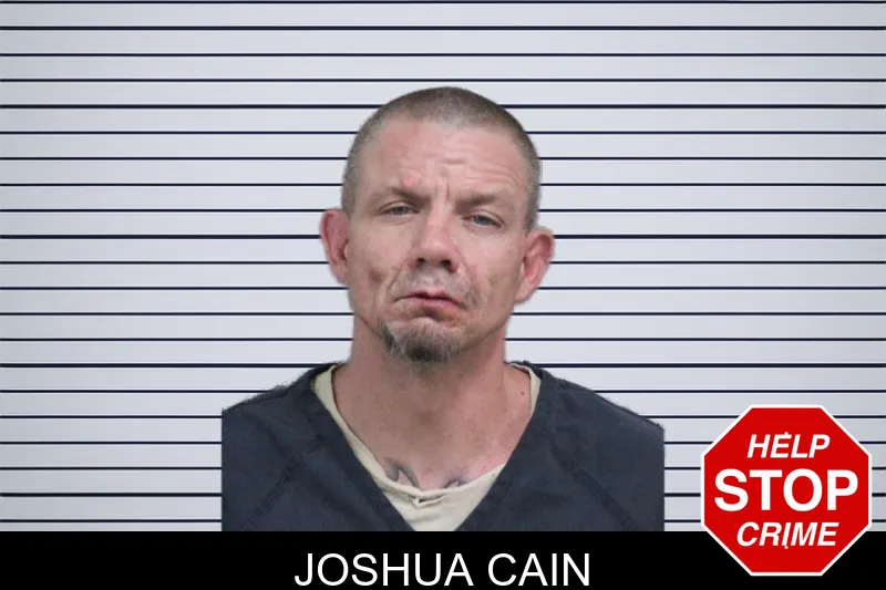 Joshua Cain mugshot