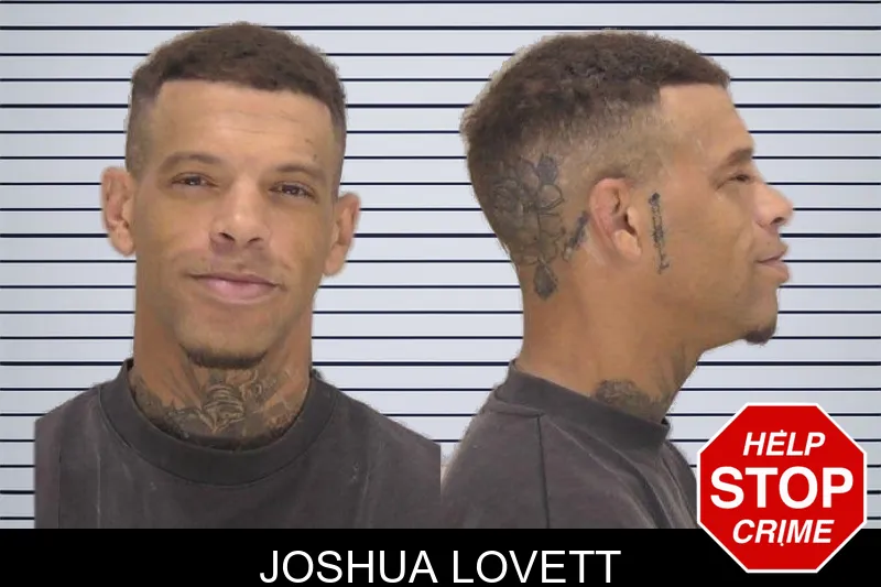 Joshua Lovett mugshot