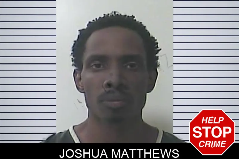 Joshua Matthews mugshot