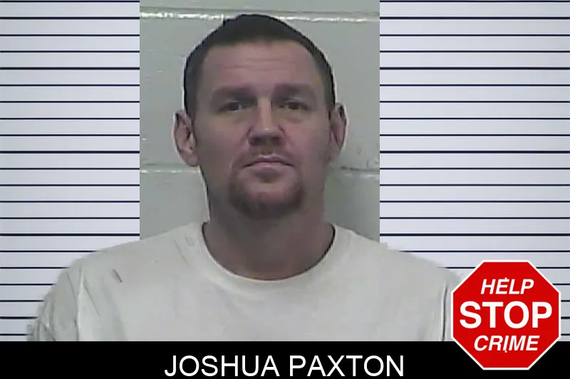 Joshua Paxton mugshot