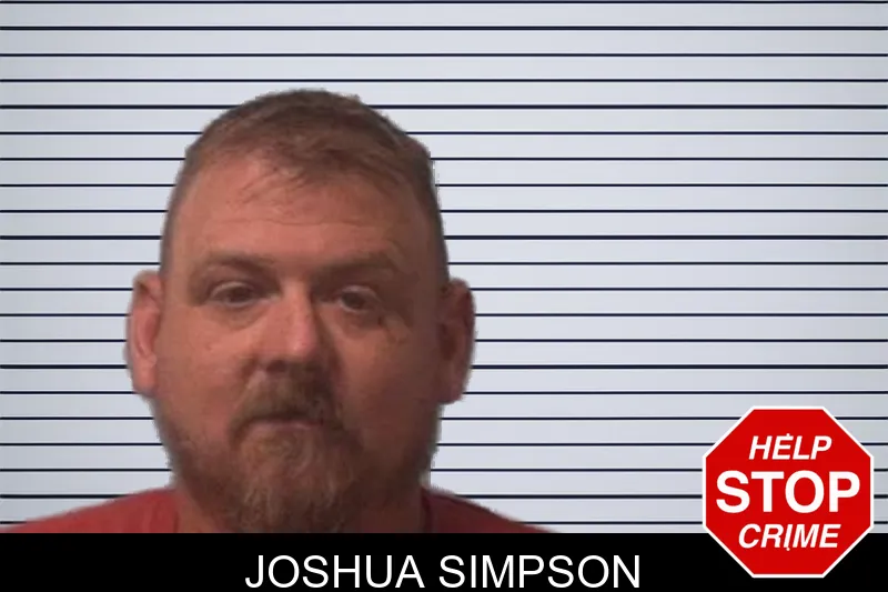 Joshua Simpson mugshot