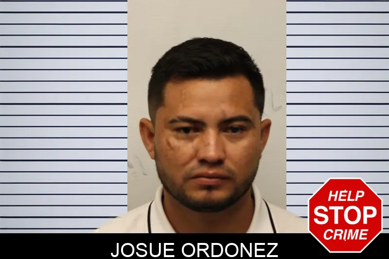 Josue Ordonez mugshot