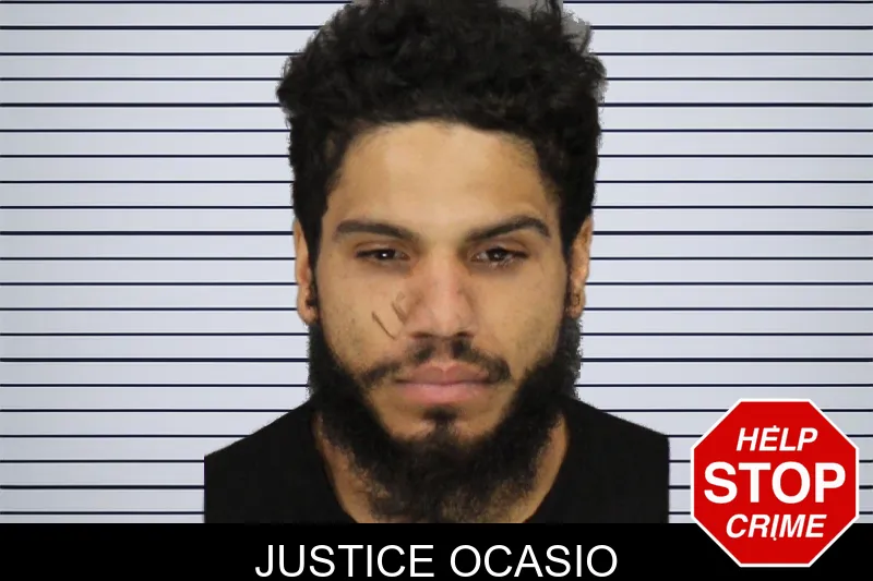 Justice Ocasio mugshot