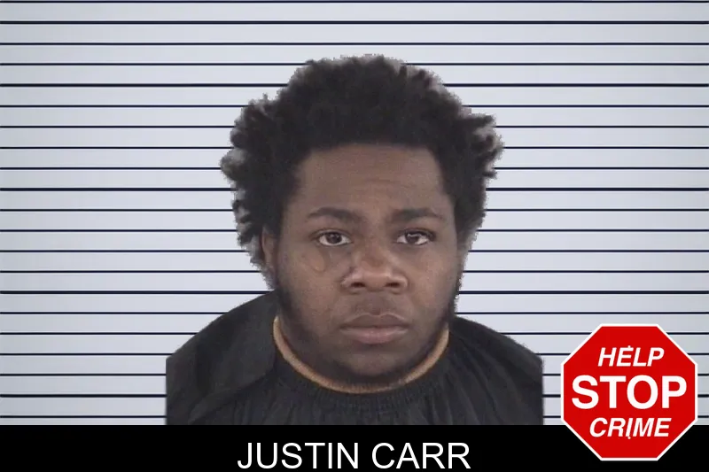 Justin Carr mugshot