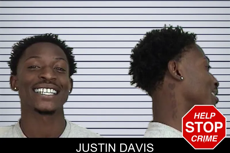 Justin Davis mugshot