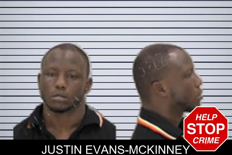 Justin Evans-McKinney mugshot