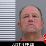 Justin Free mugshot