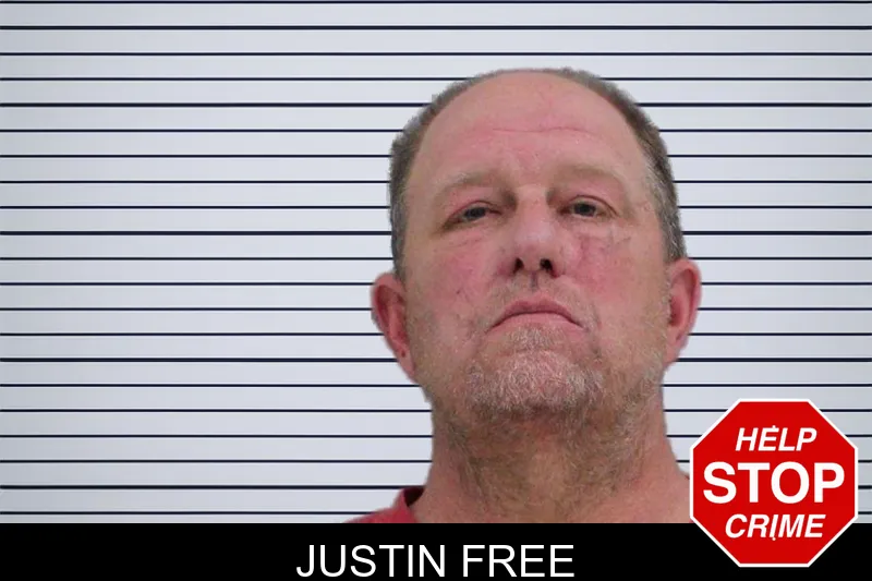 Justin Free mugshot